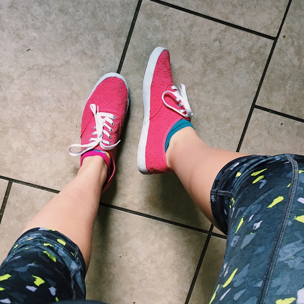 Vibrant Pink Sneakers!!💕